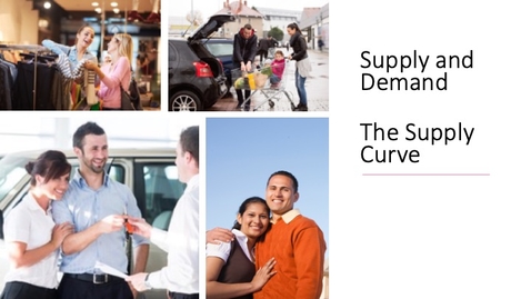 Thumbnail for entry Supply and Demand - Supply Curve