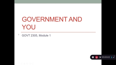 Thumbnail for Government and You, Aug. 2020