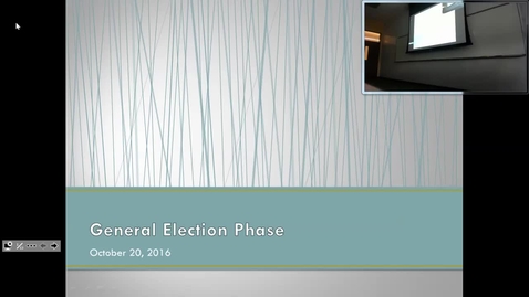 Thumbnail for Electoral College: Professor Tannahill's Lecture of October 20, 2016