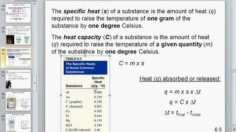 Thumbnail for specific heat