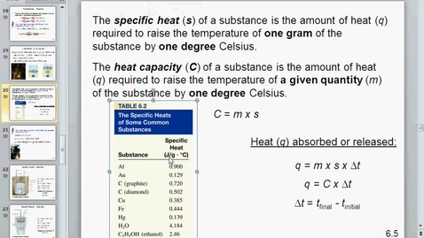 Thumbnail for entry specific heat