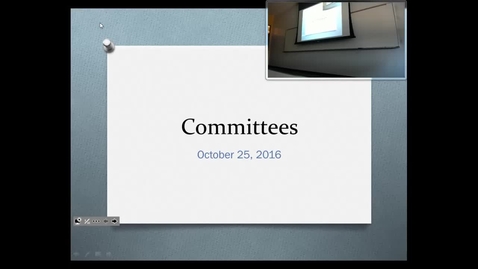 Thumbnail for Congressional Committees: Professor Tannahill's Lecture of October 27, 2016