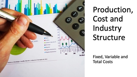 Thumbnail for entry Costs, Production and Industry Structure - Fixed, Variable and Total Costs