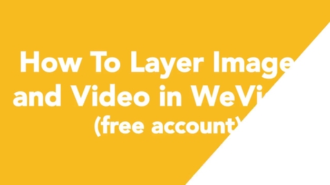 Thumbnail for 07 How To Layer Images and Video in WeVideo (free account)
