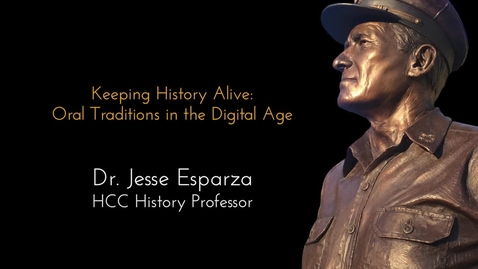 Thumbnail for entry Keeping History Alive: Dr. Esparza Storytelling Project