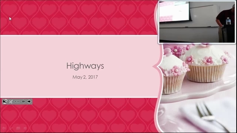 Thumbnail for Highways: Professor Tannahill's Lecture of May 2, 2017