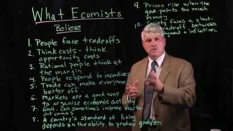 Thumbnail for entry What Economists Believe