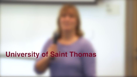 Thumbnail for University of Saint Thomas presentation