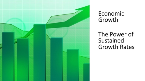 Thumbnail for entry Economic Growth - The Power of Sustained Growth Rates