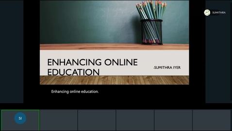 Thumbnail for Enchancing Online Education- OLC Presentation