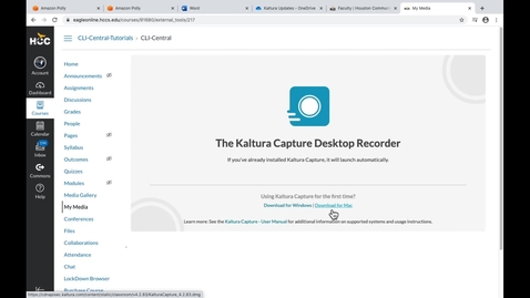 Thumbnail for 5- Kaltura Desktop Recording