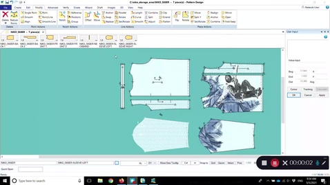 Thumbnail for Accumark Pattern Modification