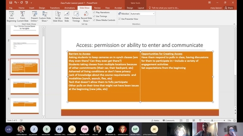 Thumbnail for Session M: Tips and Tricks for Making Your Online Course Easier to Navigate
