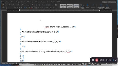 Thumbnail for entry Final Exam Review Questions 1-16, Covering Chapters 1-4