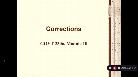 Thumbnail for Corrections, March 2021