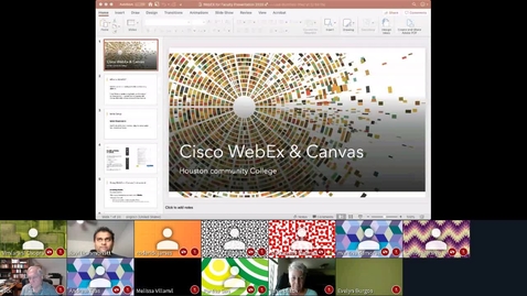 Thumbnail for Cisco Webex  - 31 Mar 2020 13:11 - Faculty Video Lounge.mp4