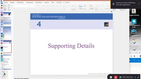 Thumbnail for Supporting Details #1