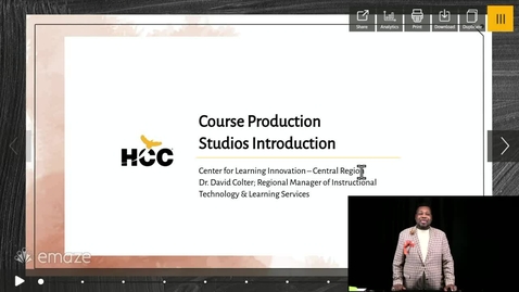 Thumbnail for Course Production Studio Introduction