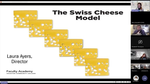 Thumbnail for Dual Credit Institute for Teaching and Learning 2025: The Swiss Cheese Model for Student Success