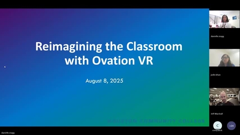 Thumbnail for Dual Credit Institute for Teaching and Learning 2025: Technology Ovation VR: Enhancing Student Communication Skills through Virtual Reality