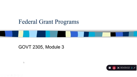 Thumbnail for entry Grant Programs, September 2020