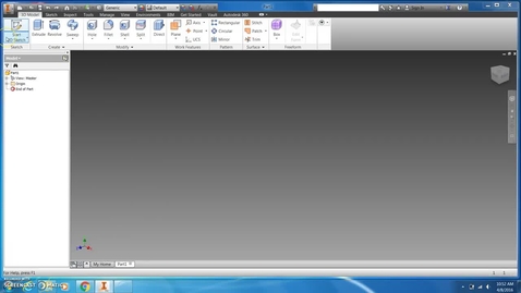 Thumbnail for autodesk Inventor - simple revolve