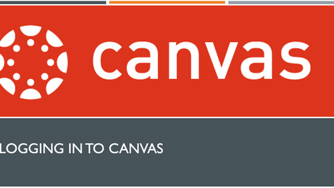 Thumbnail for entry Canvas - Logging In