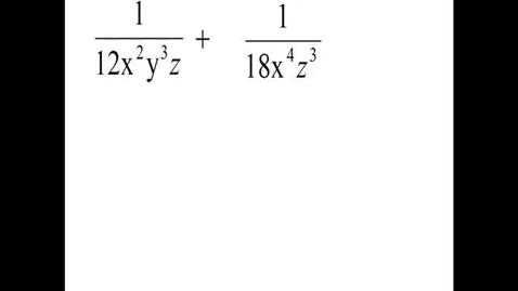 Thumbnail for entry Prealgebra 4.1.12