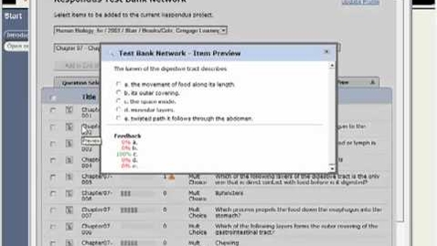 Thumbnail for Respondus 4.0 and the Test Bank Network