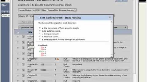 Thumbnail for entry Respondus 4.0 and the Test Bank Network