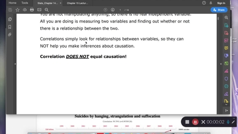 Thumbnail for Chapter 14: Pearson Correlation