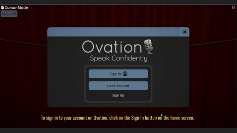 Thumbnail for How to Sign In to Ovation