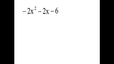 Thumbnail for entry Math 0409 Review Test 3 Problem 7