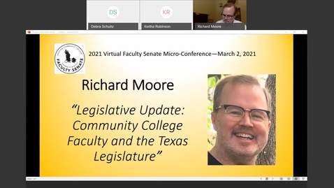 Thumbnail for entry 2021 Virutal Faculty Senate Micro-Conference--March 2