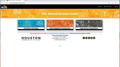 Thumbnail for Service Catalog Login and Logout
