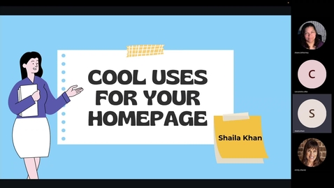 Thumbnail for CTLE Coffee Corner - Cool Uses for Your Course Homepage