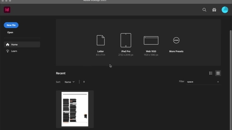 Thumbnail for ACS - InDesign Resume PT1