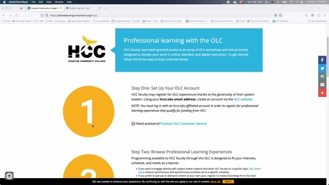 Thumbnail for How To Register for a Workshop in OLC