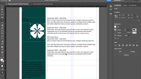 Thumbnail for ACS - InDesign Resume PT4