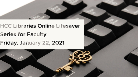 Thumbnail for Library Instruction: A Lifeline in a Sea of Information