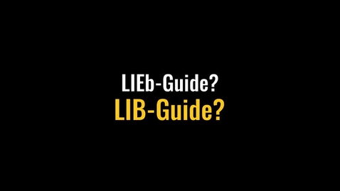 Thumbnail for entry LibGuides