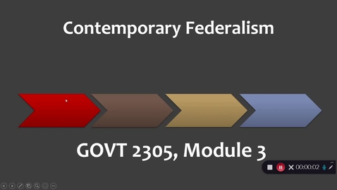 Thumbnail for Contemporary Federalism, September 2020