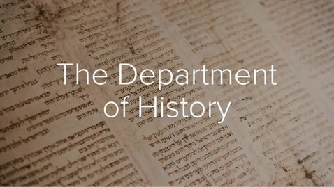 Thumbnail for History Speakers Series