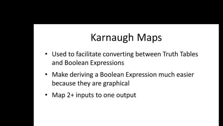 Introduction to Karnaugh Maps