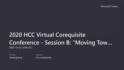 Thumbnail for Session B: Moving Toward Equity and Social Justice in the Corequisite Mathematics Classroom