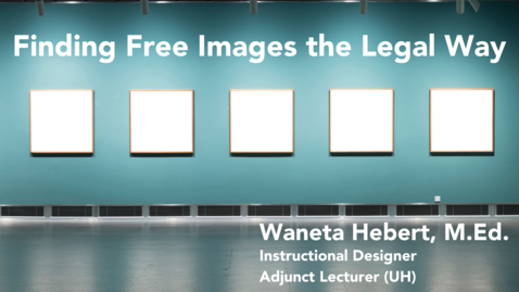 Thumbnail for CTLE Coffee Corner: Finding Free Images the Legal Way
