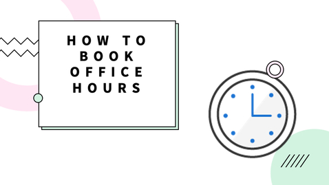 Thumbnail for entry How to Book Office Hours - Professor Gosselin