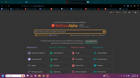 Thumbnail for Wolfram Alpha Pro for Creative Writing: Generate Writing Prompts
