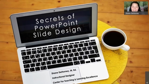 Thumbnail for entry CTLE Coffee Corner - Secrets of PowerPoint Slide Design