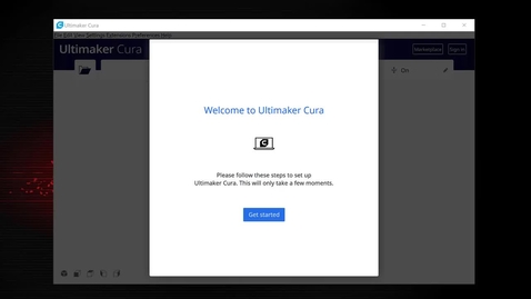 Thumbnail for entry Ultimaker Cura setup